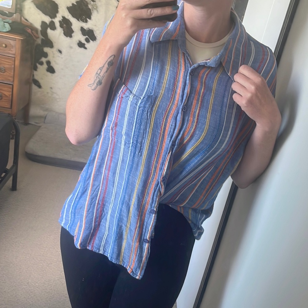Stripe Button Down